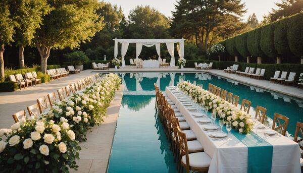 Mariage en plein air avec piscine : pourquoi les domaines du pays basque séduisent les couples l'été